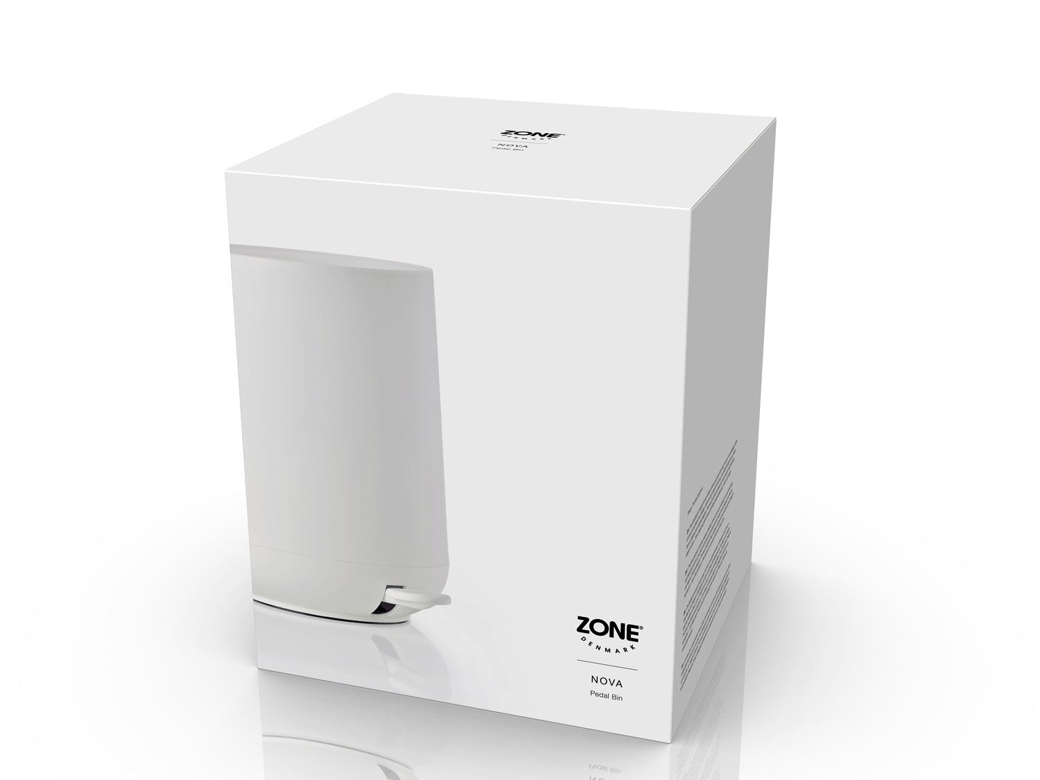Poubelle à pédale NOVA en abs Blanc Zone Denmark - Mathon - 2