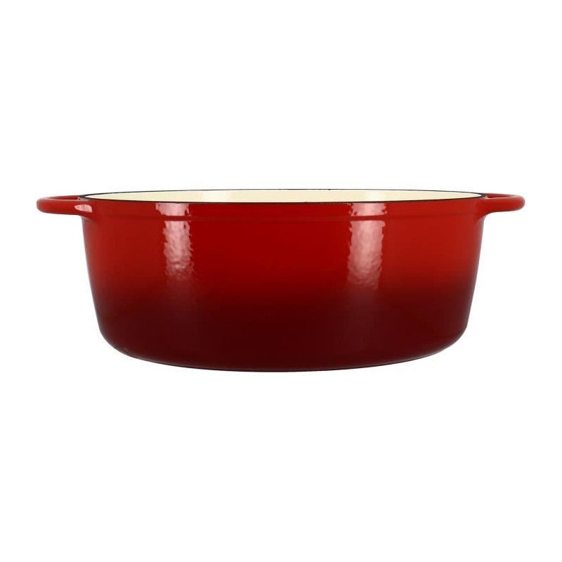 Cocotte - Menastyl - 6020102 - Ovale - En Fonte Acier émaillé - Rouge - 6,5 Litres Menastyl - Mathon - 5