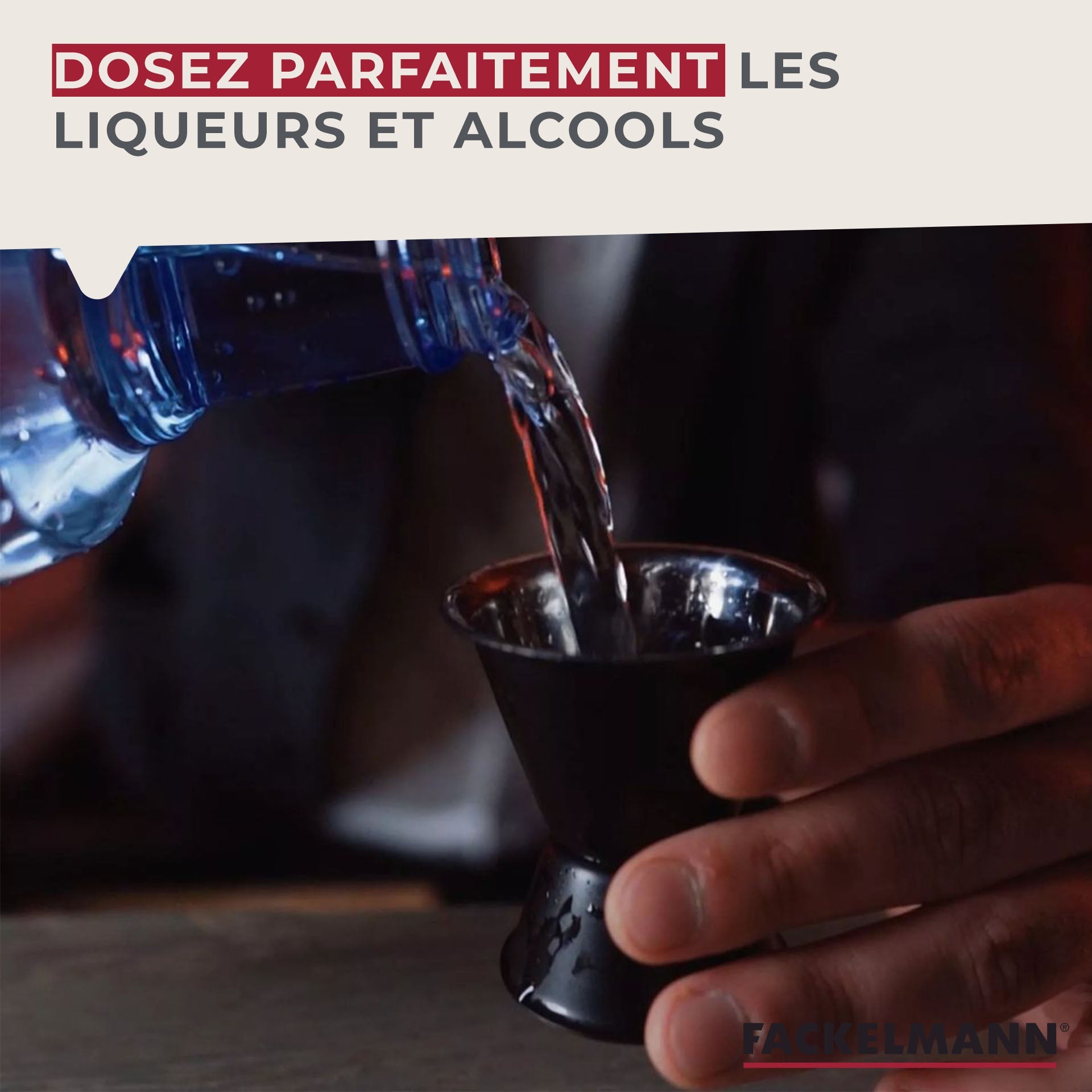 Doseur à cocktail 2 et 4 cl  Spectre Fackelmann - Mathon - 5