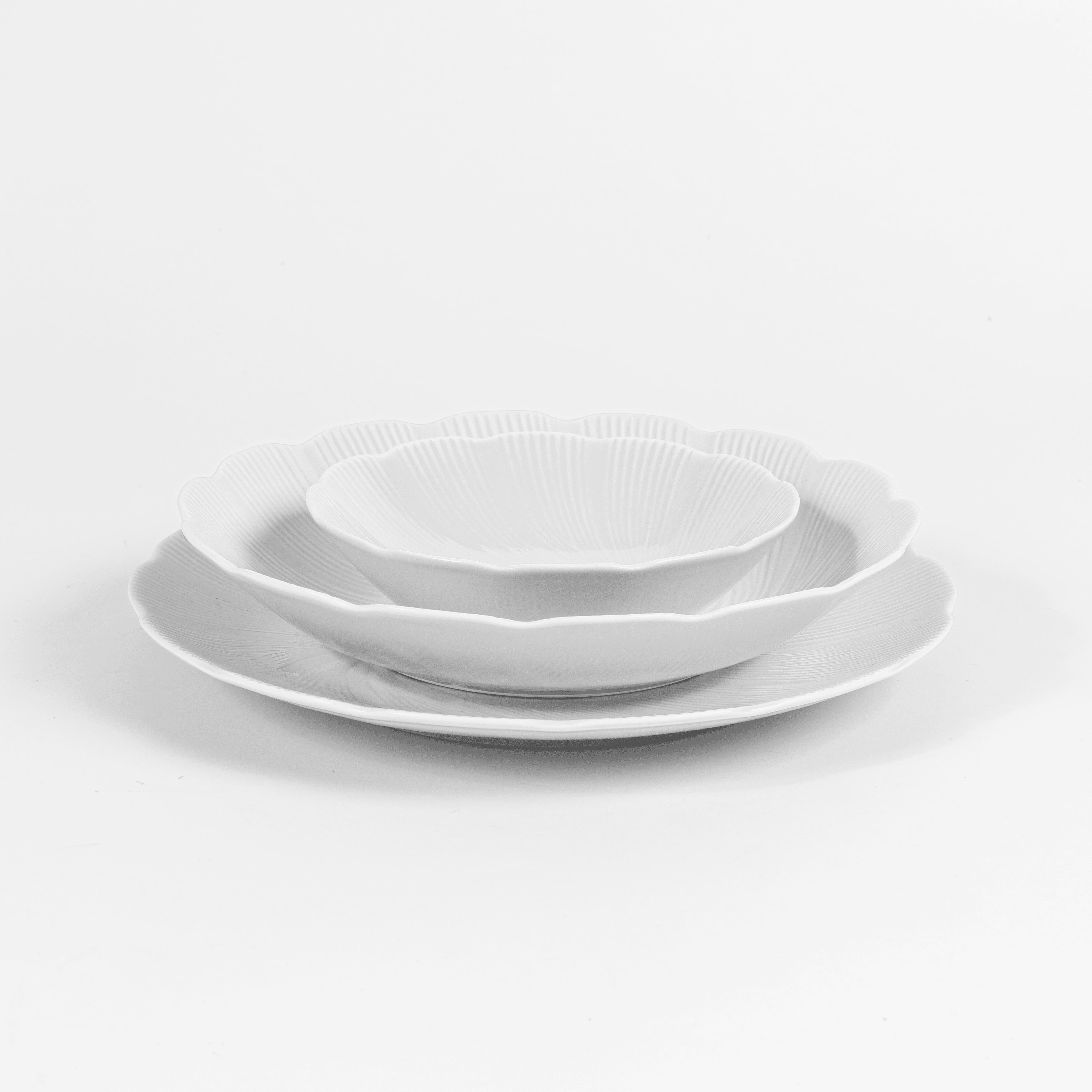 Assiette creuse TAHITI blanche (22cm) OGRE La Fabrique - Mathon - 2