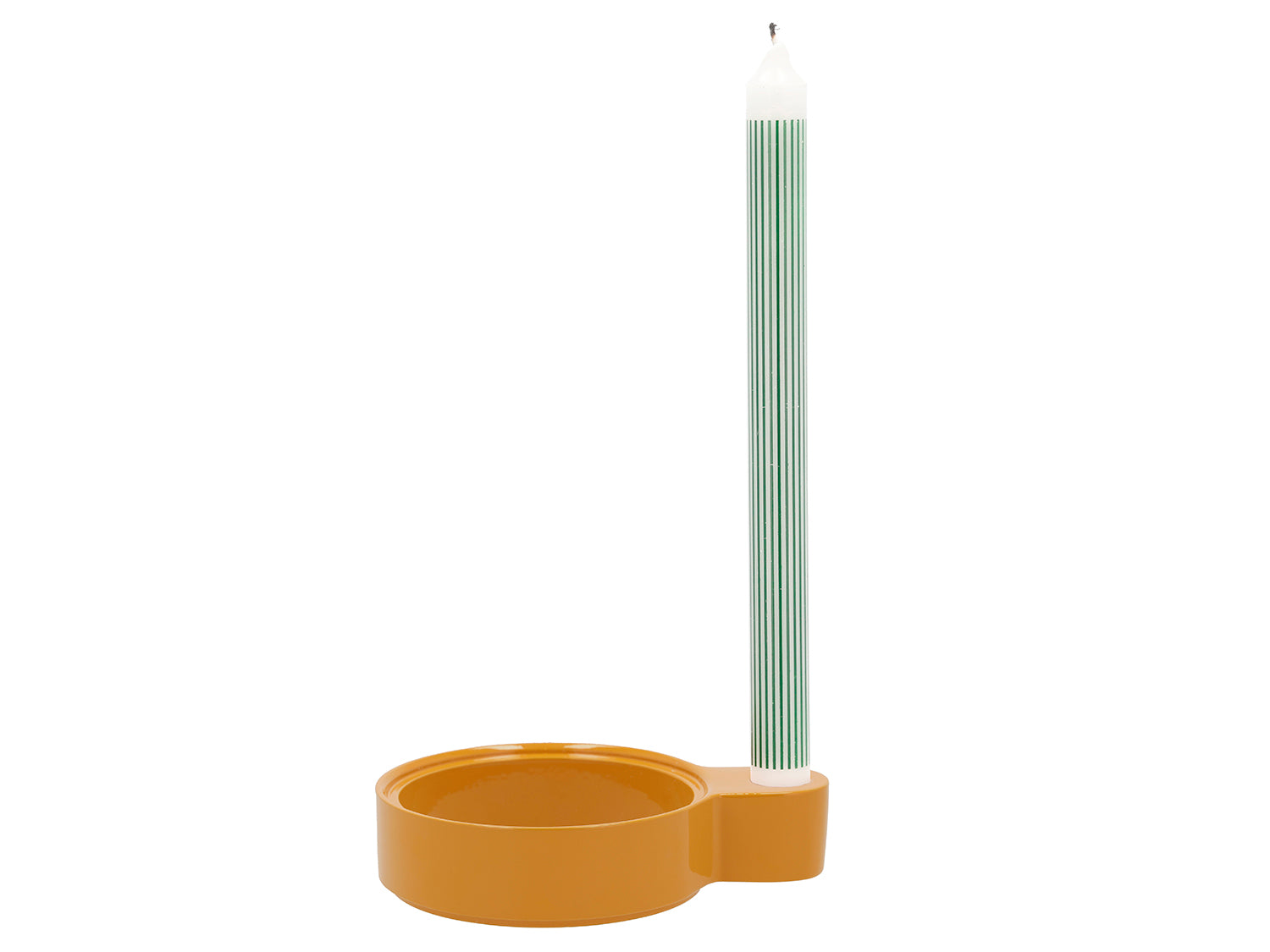 Bougeoir Styles en Aluminium Ambre Villa Collection - Mathon - 2