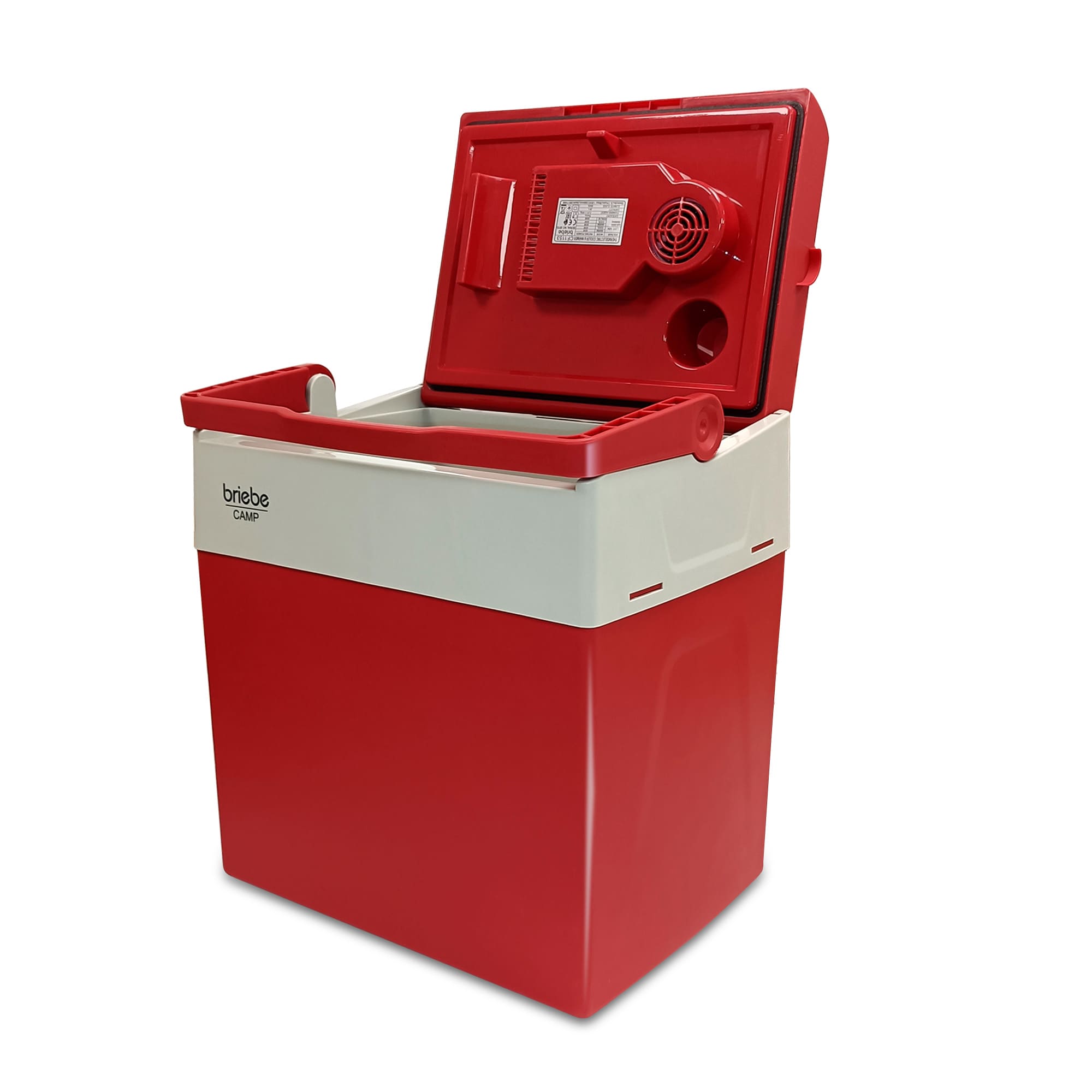Glacière Électrique portable 28 Litres, 12V / 220 - 240V Voiture et Camping 55 Rouge CF1153RED - Mathon - 10