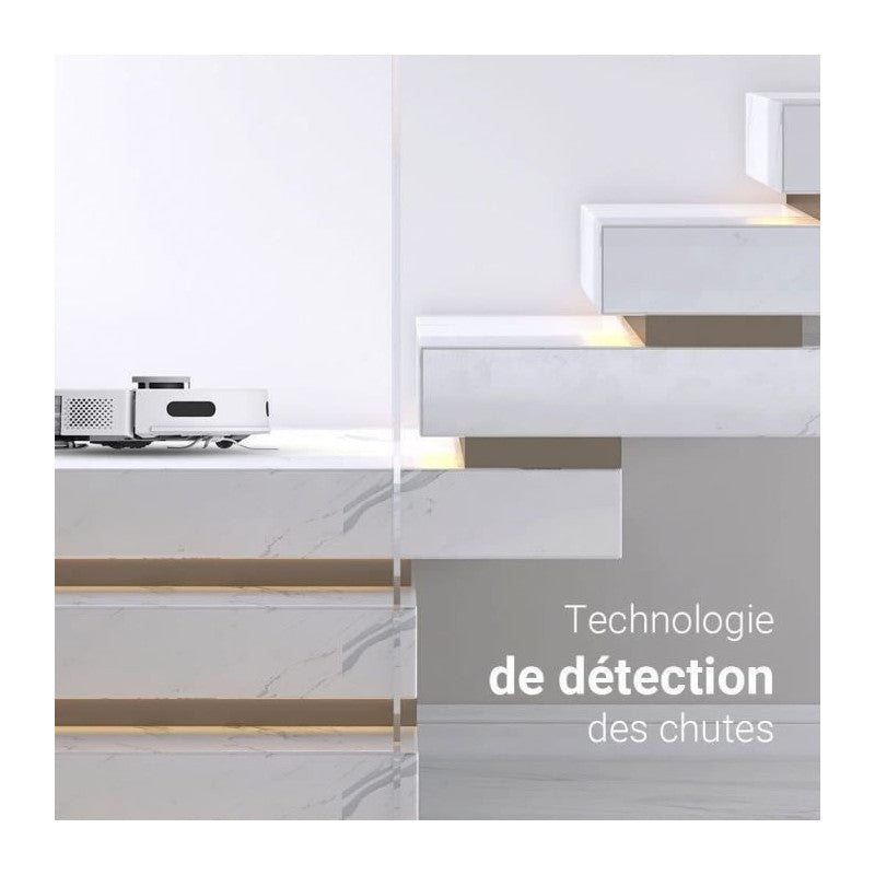 Ezviz Re5 - Aspirateur Robot Laveur - 4000 Pa - 300 Ml - Blanc Ezviz - Mathon - 5