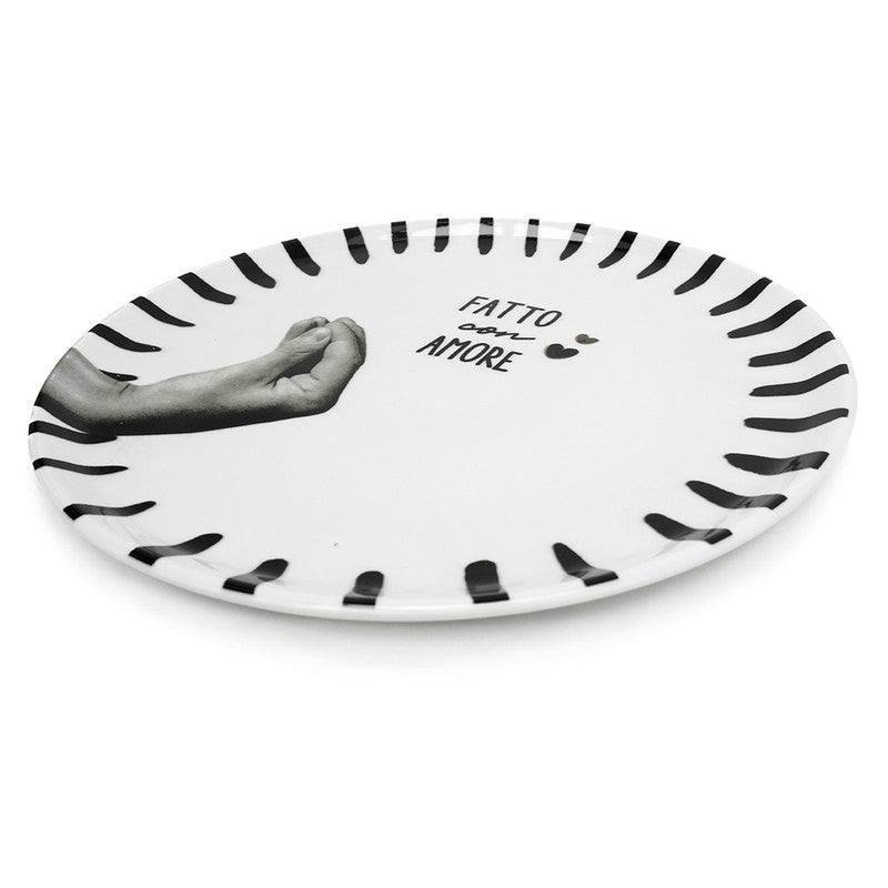 Assiette à pizza  Atina  Charbon Ziipa - Mathon - 3