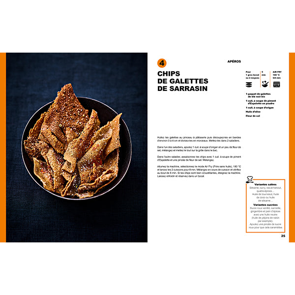 Livre Ninja On peut tout faire à l’airfryer Hachette pratique - Mathon - 3