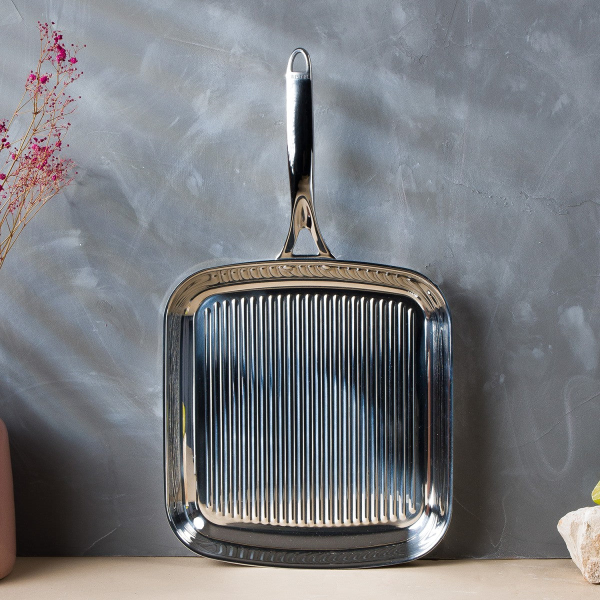 Gril carré inox Castel