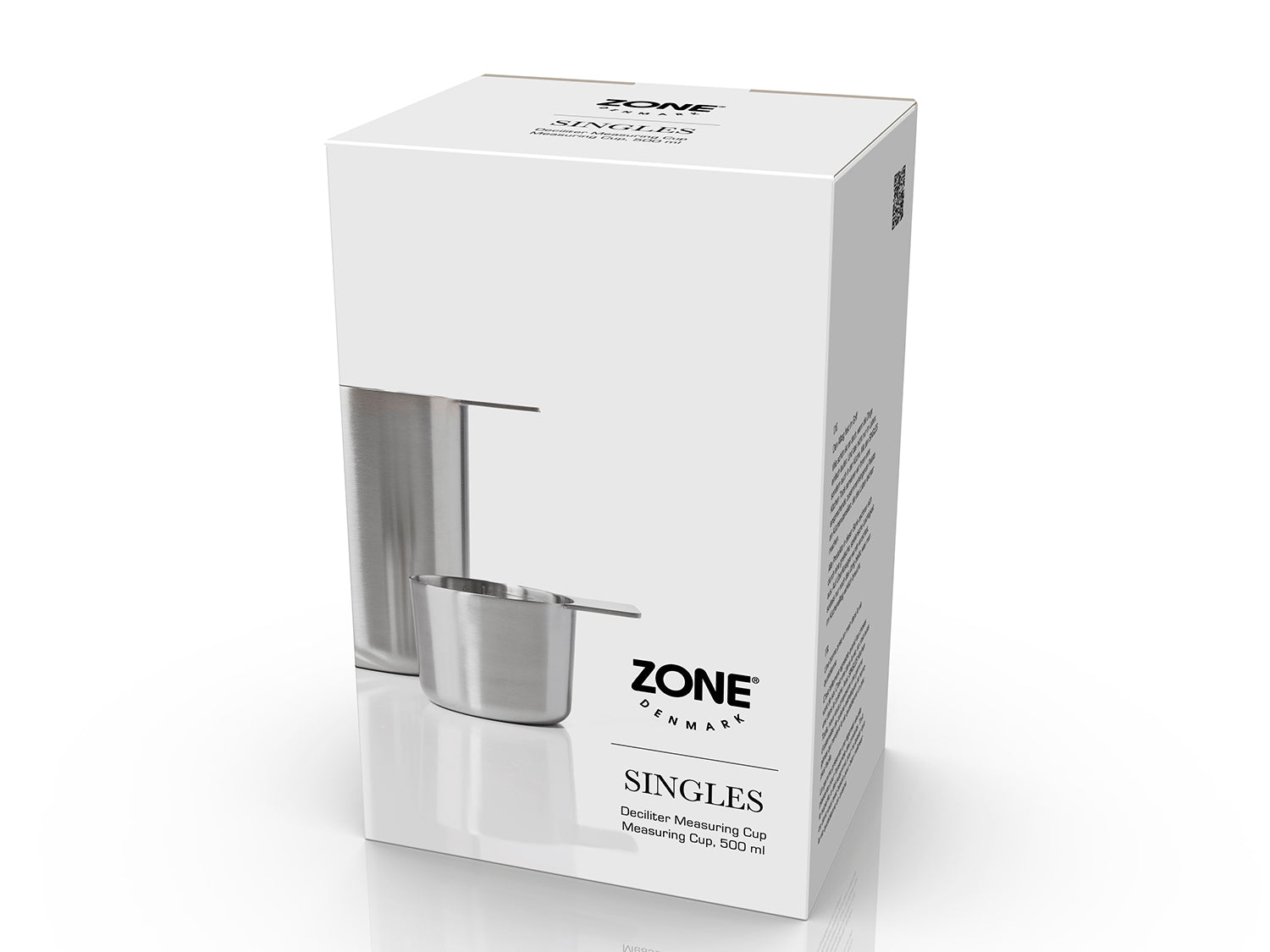 Ensemble 2 pièces de mesure SINGLES en acier inoxydable Acier Zone Denmark - Mathon - 2