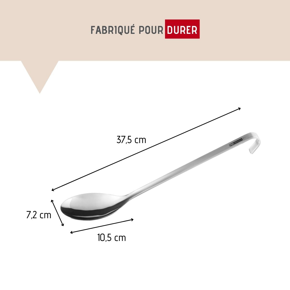 Cuillère de service inox 37,5 cm  Divers FM Professional - Mathon - 3