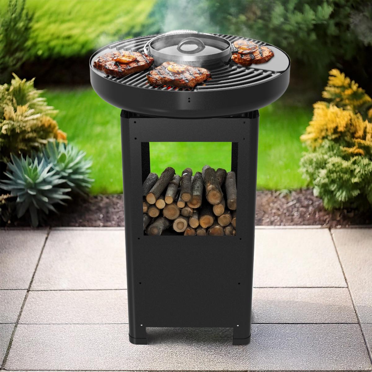 Brasero Moderne noir Ø60cm Laguiole Cuisson - Mathon - 5