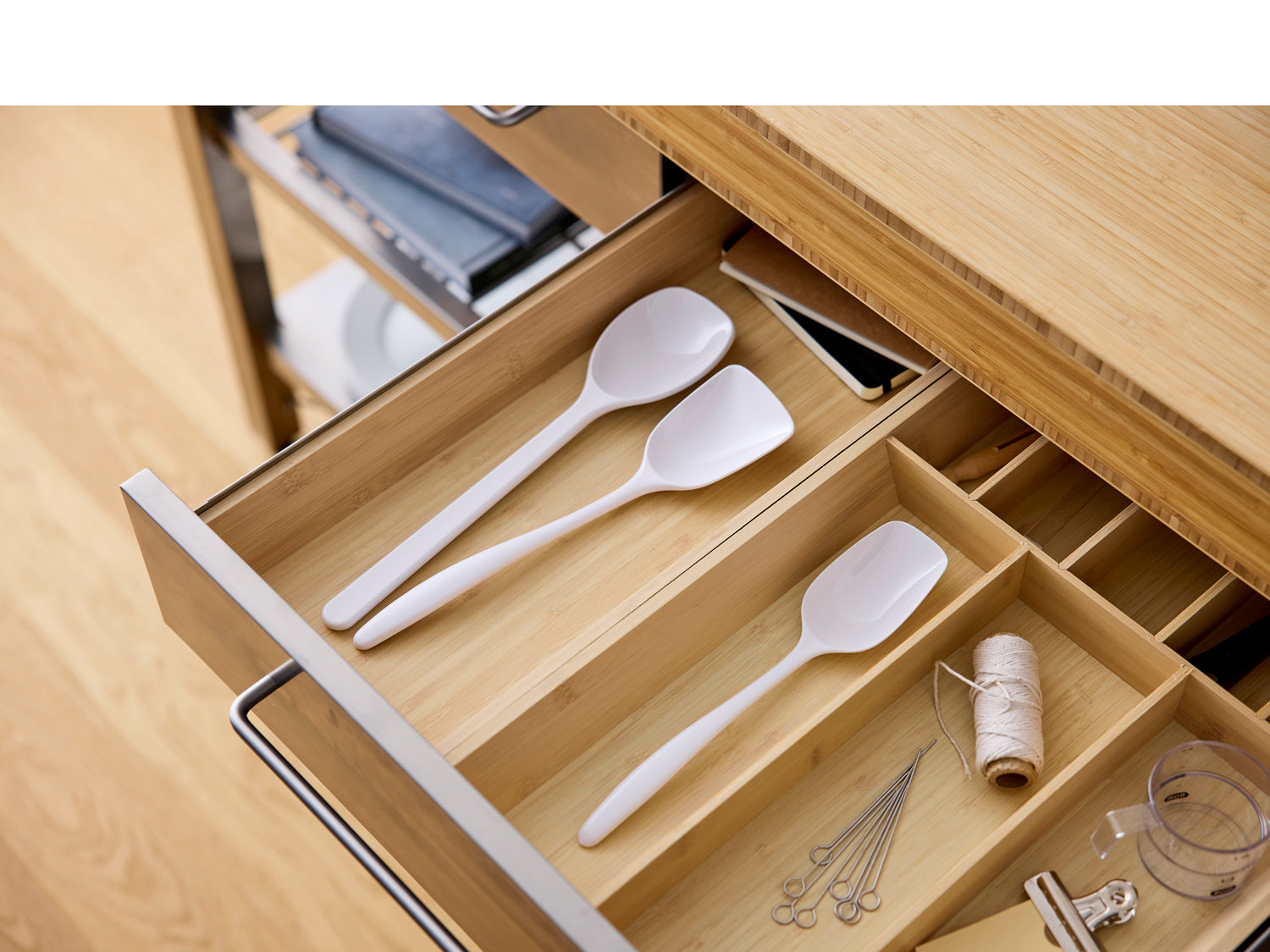 Set de 3 cuillères blanc Rosti - Mathon - 3