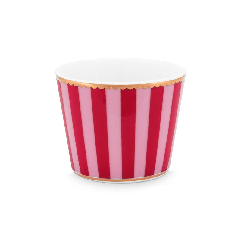 Lot de 6 Coquetiers Love Birds Bande Rouge/Rose Pip Studio - Mathon