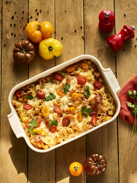 Appolia Plat four céramique rectangle écru 36 cm - 14.25in Peugeot - Mathon - 3