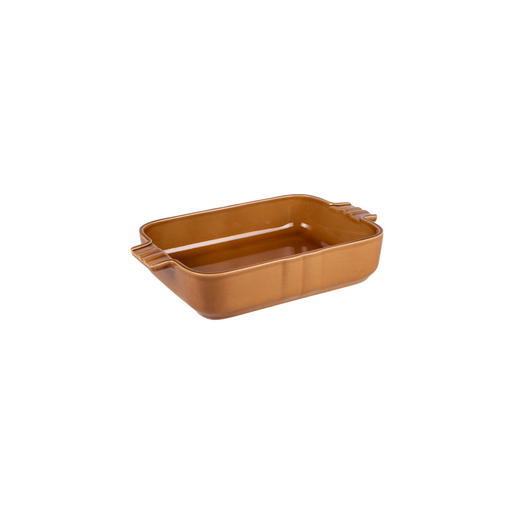 Plat cognac Lourmarin 23x16 cm Table passion - Mathon - 1