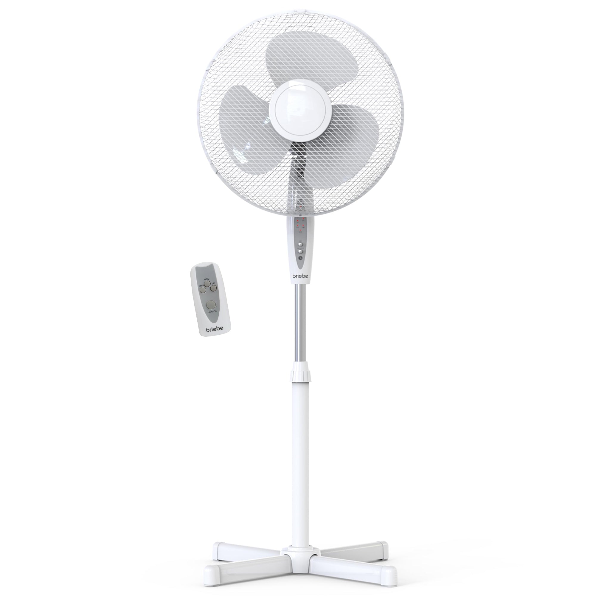 Ventilateur sur Pied Silencieux, Télécommande, Minuterie jusqu