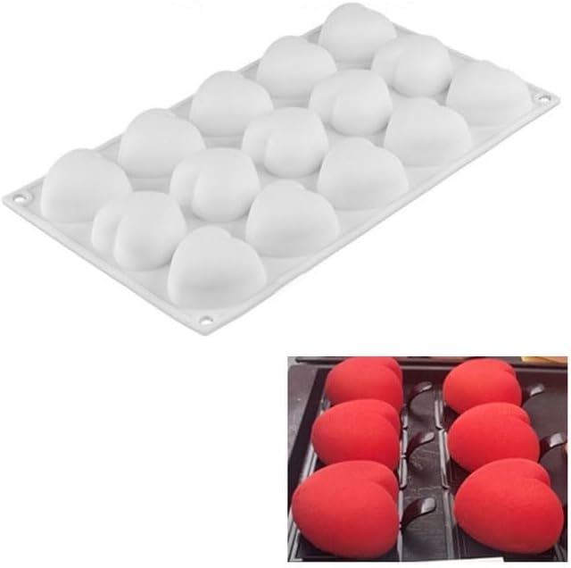 Moule de cuisson pour gâteau mousse 15 cavités en silicone Vendos85 - Mathon