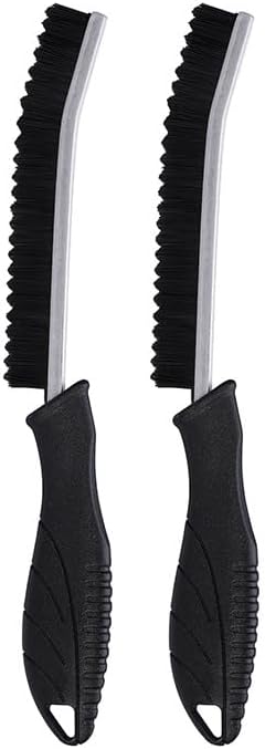 2 Brosses de Nettoyage Multifonction Noir Vendos85 - Mathon