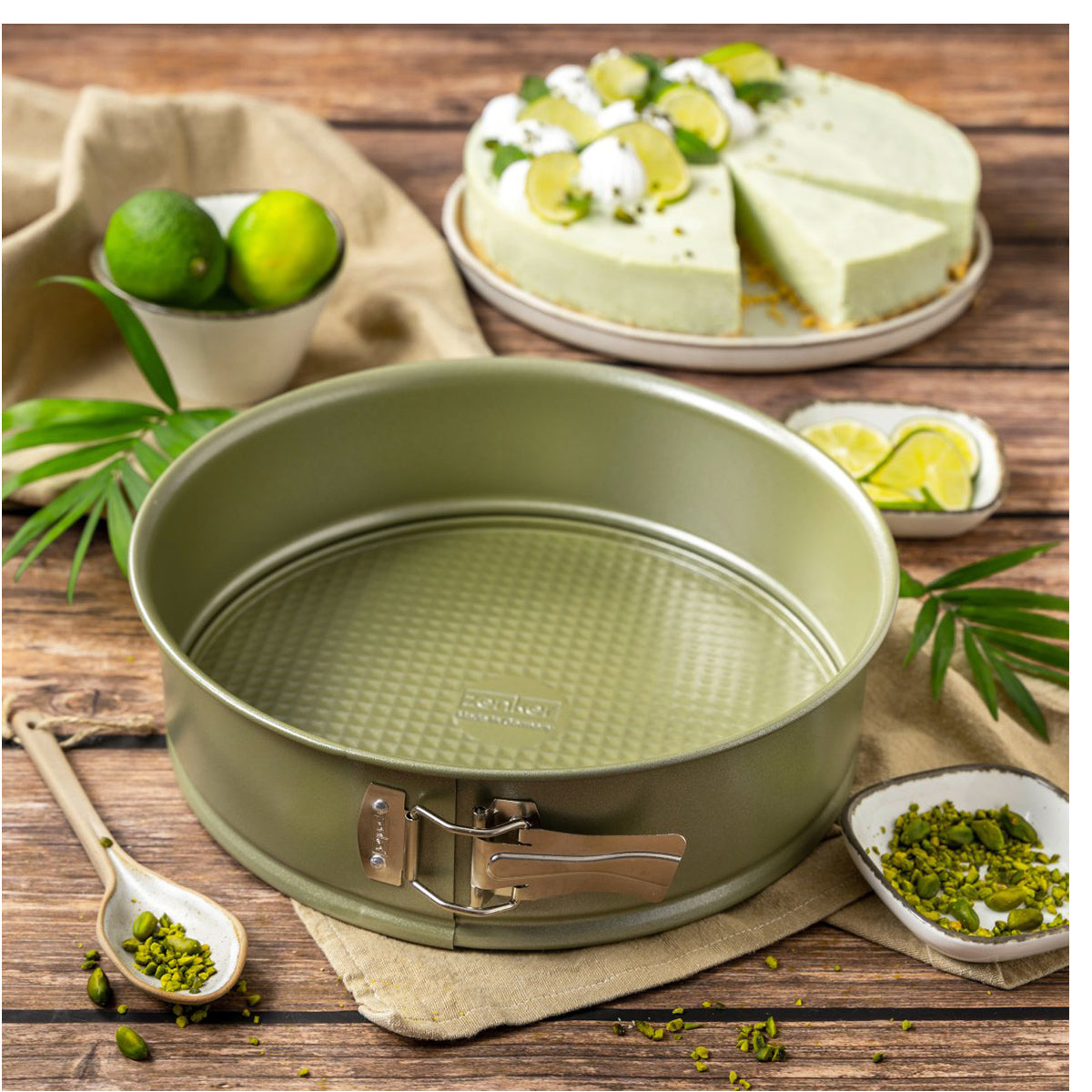 Set de 3 moules à manqué à charnière 20 cm 24 cm et 26 cm Zenker Green Vision Zenker - Mathon - 6