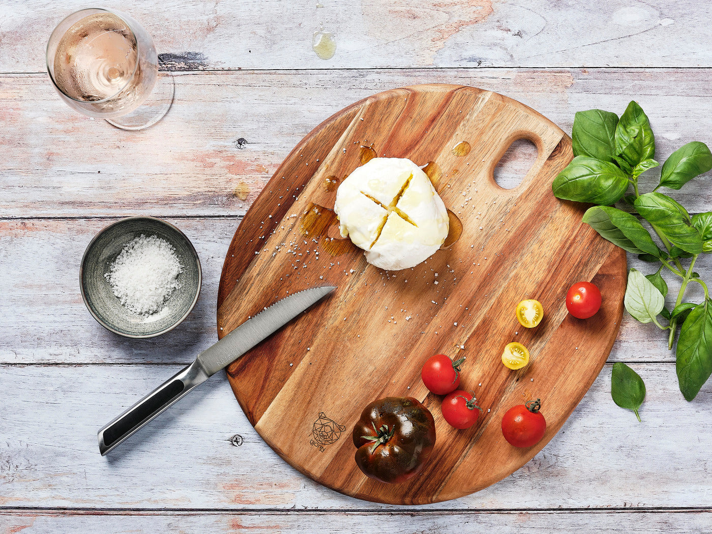 Lot de 1 planches en bois marron D Björn - Mathon - 2