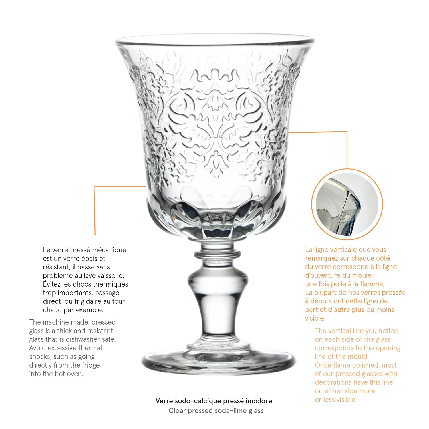 Lot de 6 Verre à eau, AMBOISE La Rochère - Mathon - 6