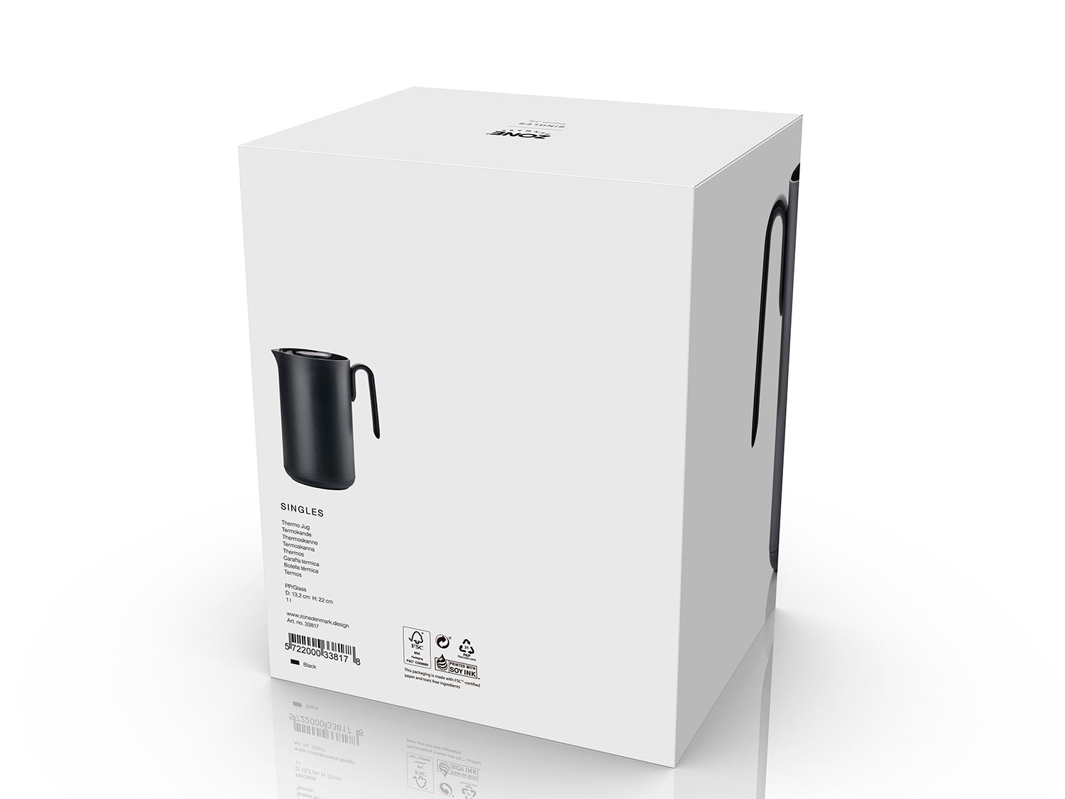 Thermos SINGLES en plastique et verre Noir Zone Denmark - Mathon - 3