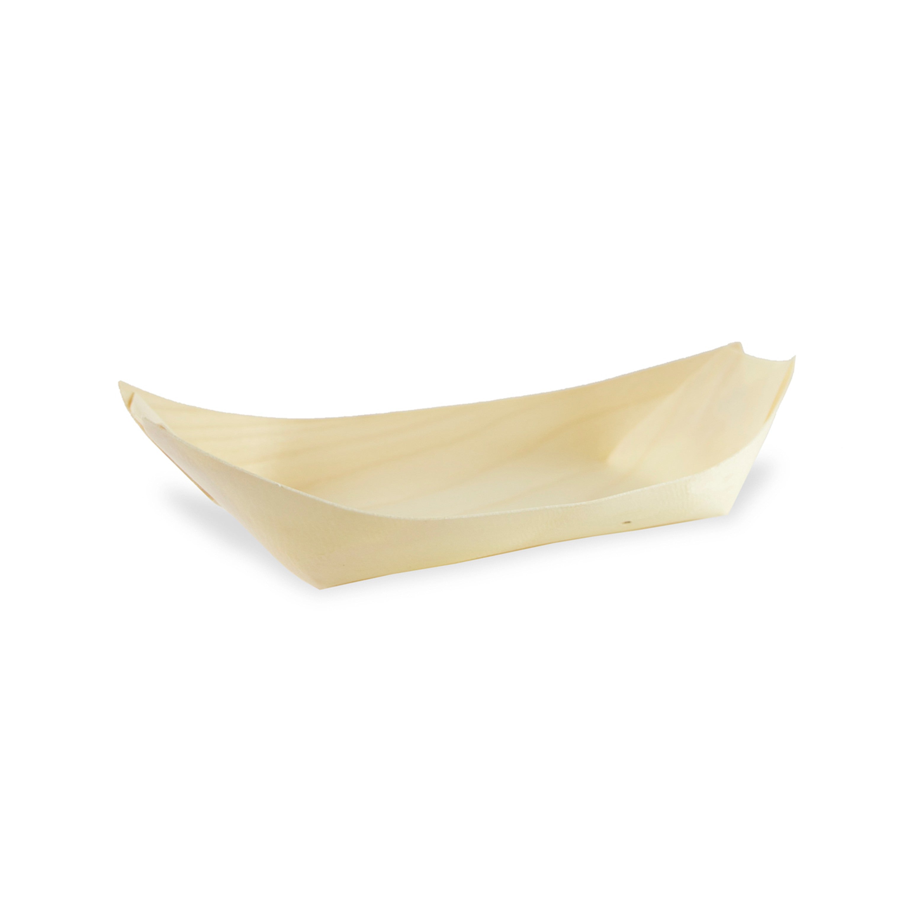 50Pcs - Barquette bateau bois  220x105x30mm FirstPack - Mathon - 1