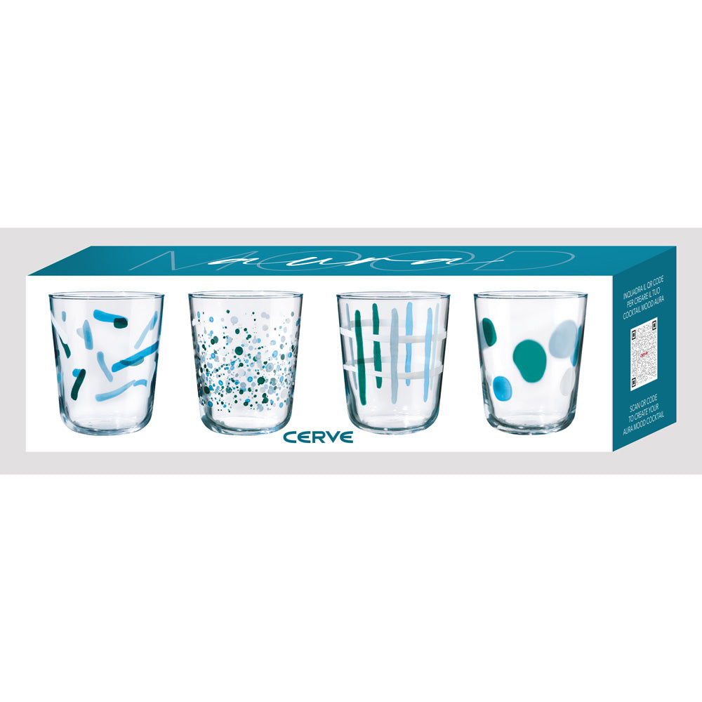 Boite de 4 gobelets Aura 31,5 cl Table passion - Mathon - 2