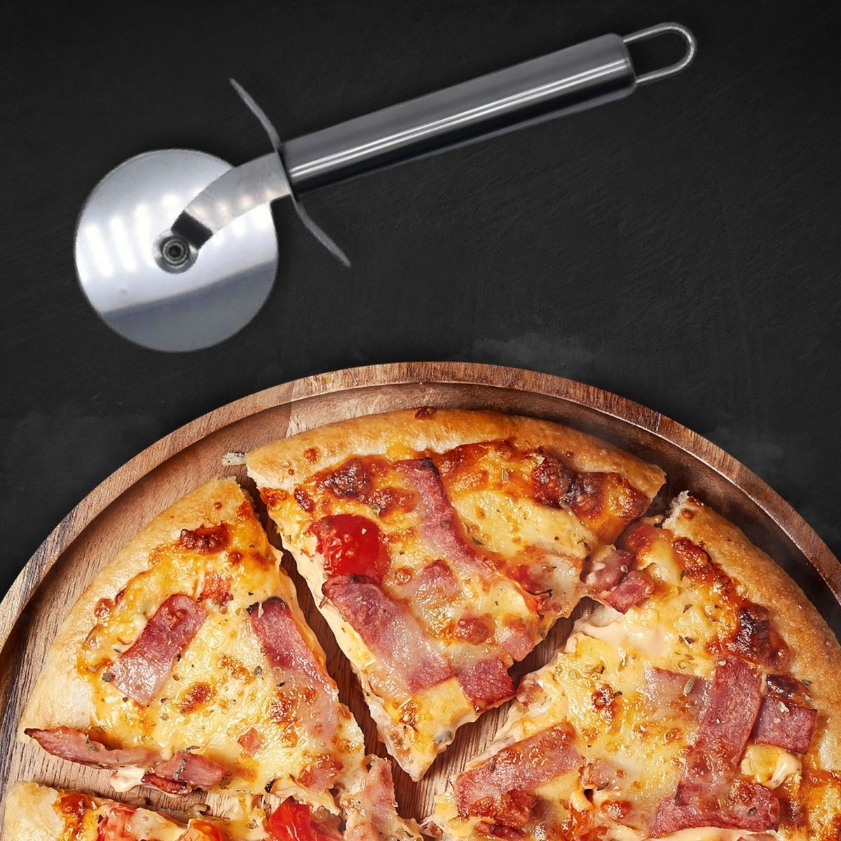 Roulette à pizza 24 cm  Elemental Fackelmann - Mathon - 2