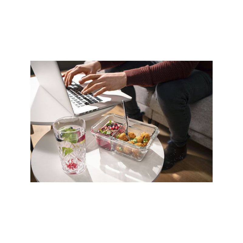 Boite clip&close verre rectangulaire 0,8L Emsa - Mathon - 2