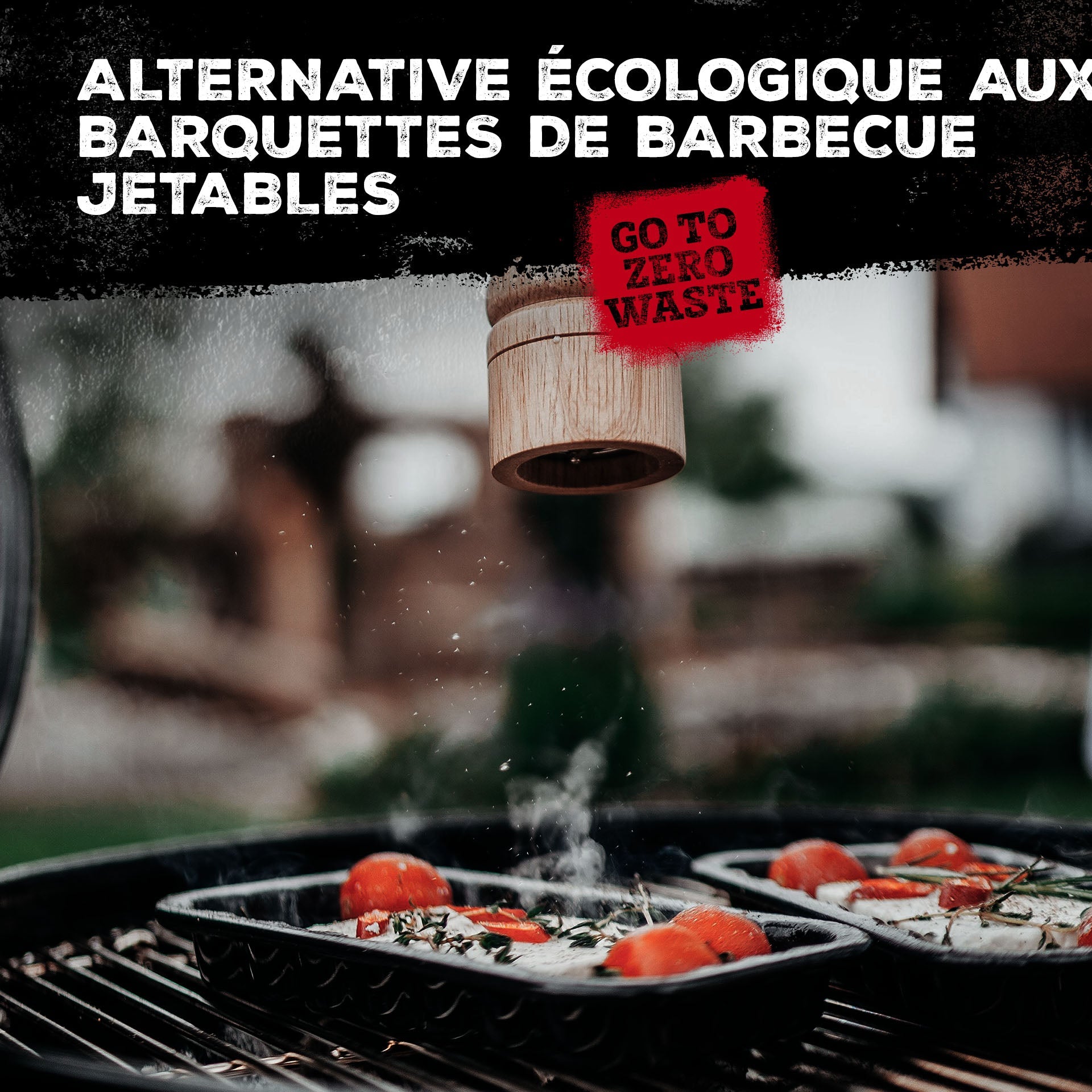 Plat à barbecue en acier émaillé 21 x 12 cm  Barbecue FM Professional - Mathon - 5