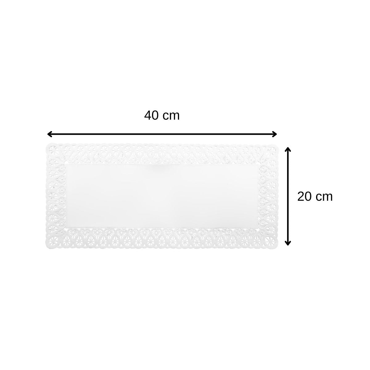 Lot de 15 napperons papier rectangulaires pour cakes Zenker Zenker - Mathon - 3