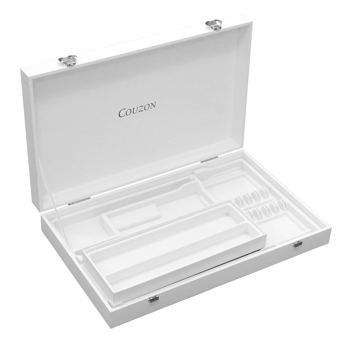 Ecrin Bois - Coffret de rangement 50 couverts Couzon - Mathon - 1