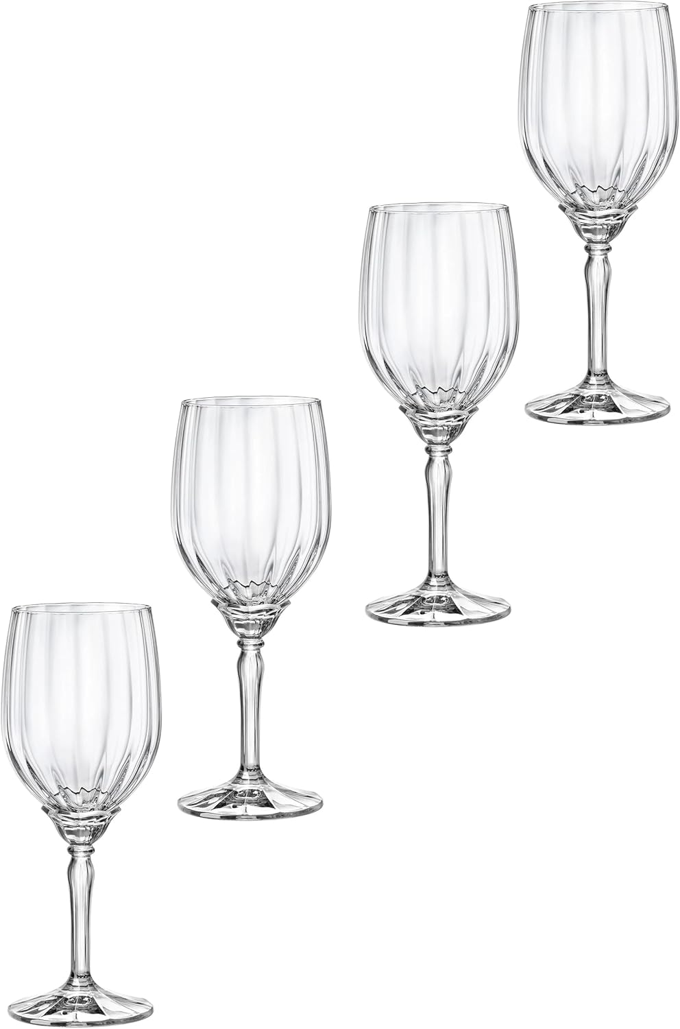 Lot de 4 verres à vin blanc, FLORIAN, 38 cl Bormioli Rocco - Mathon - 1