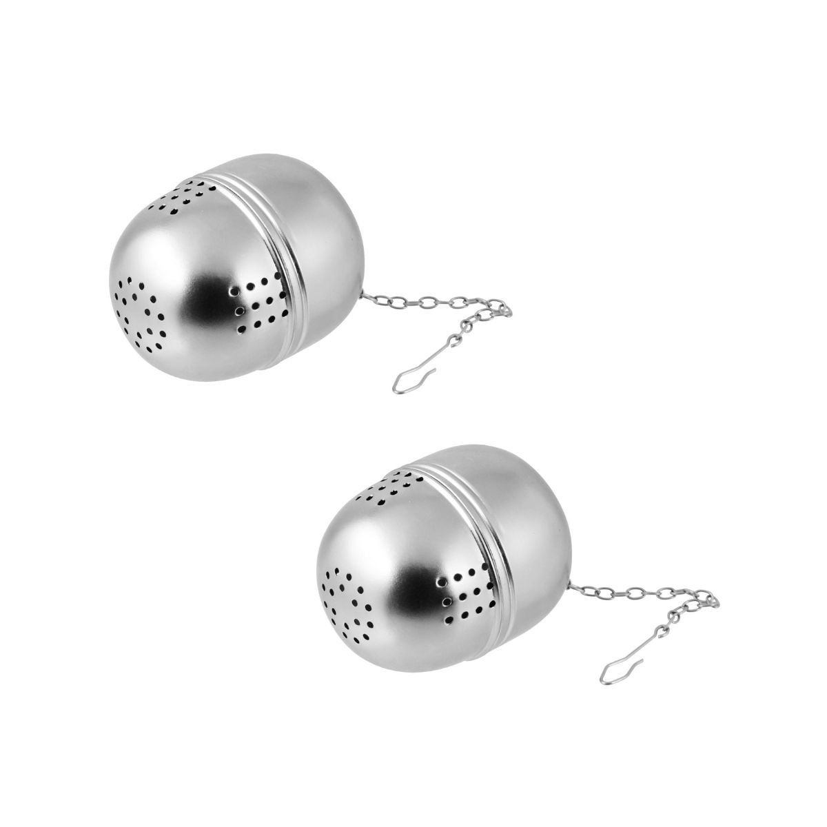Lot de 2 boules à thé ovale en inox  Petit Déjeuner Fackelmann - Mathon - 1