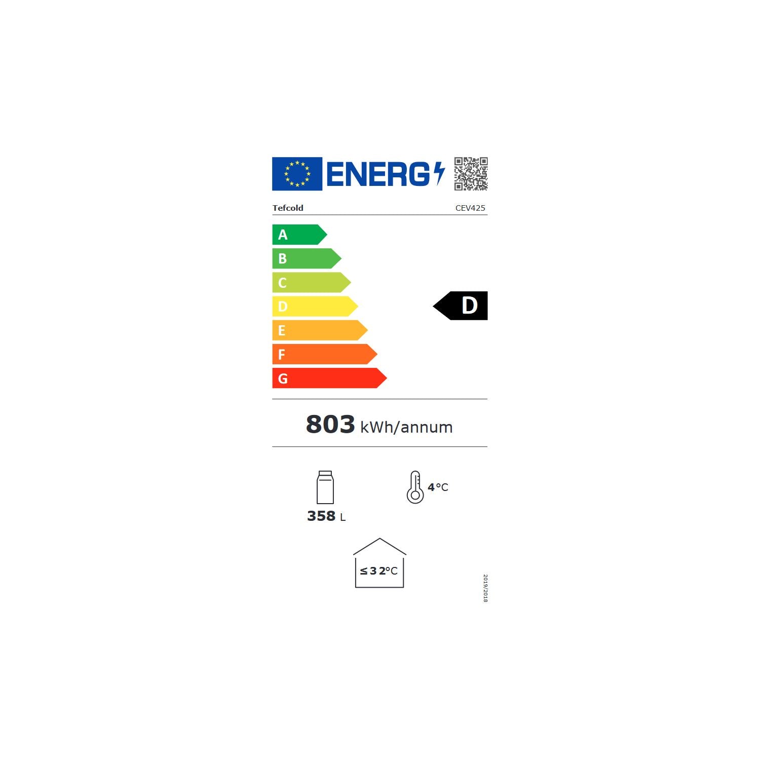 Armoire à boissons CEV425 BLACK - Tefcold - Mathon - 4