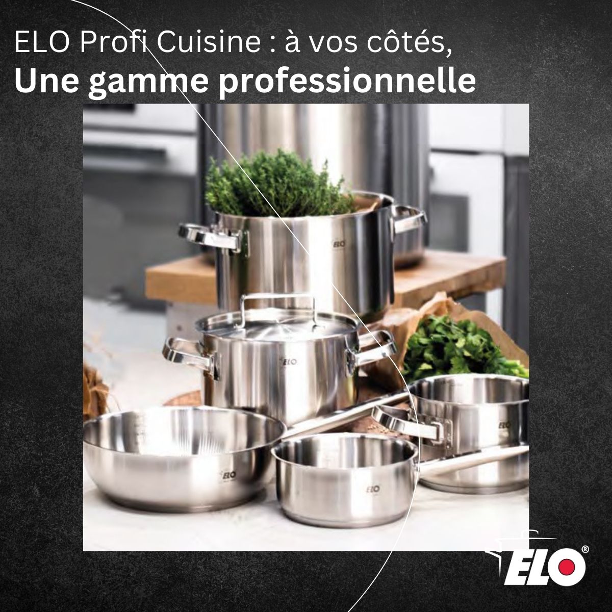 Casserole en inox 20 cm de 2,2 litres  Profi Cuisine Elo - Mathon - 5