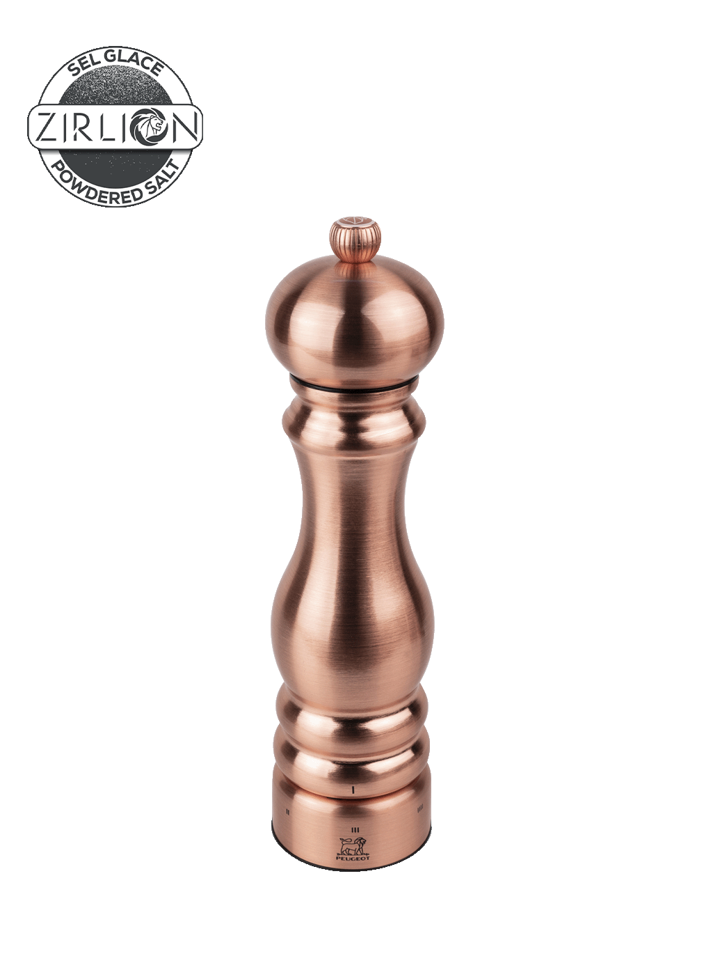 Paris Chef Moulin à sel manuel en inox, u