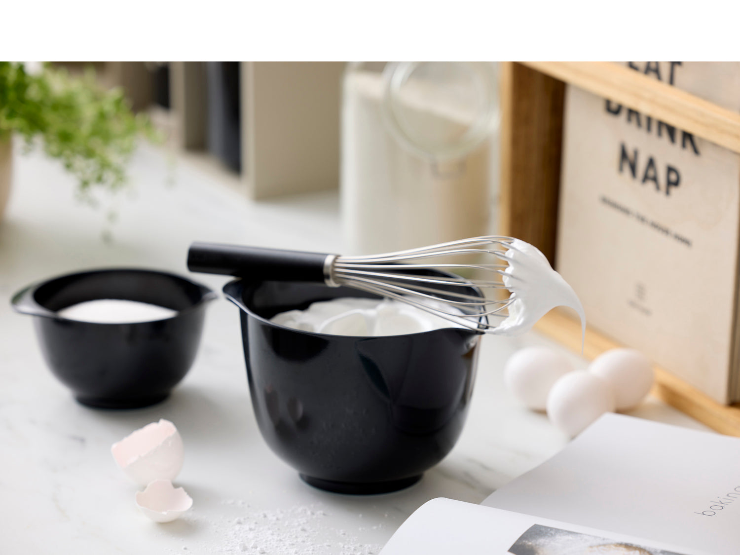 Fouet acier noit Emma 27 cm Rosti - Mathon - 3