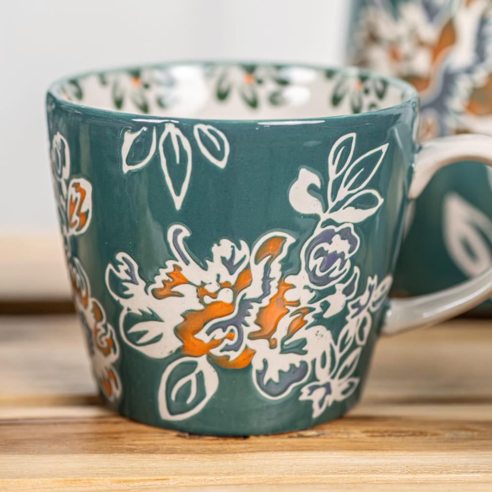 Coffret de 4 tasses Faustine 36 cl Table passion - Mathon - 2