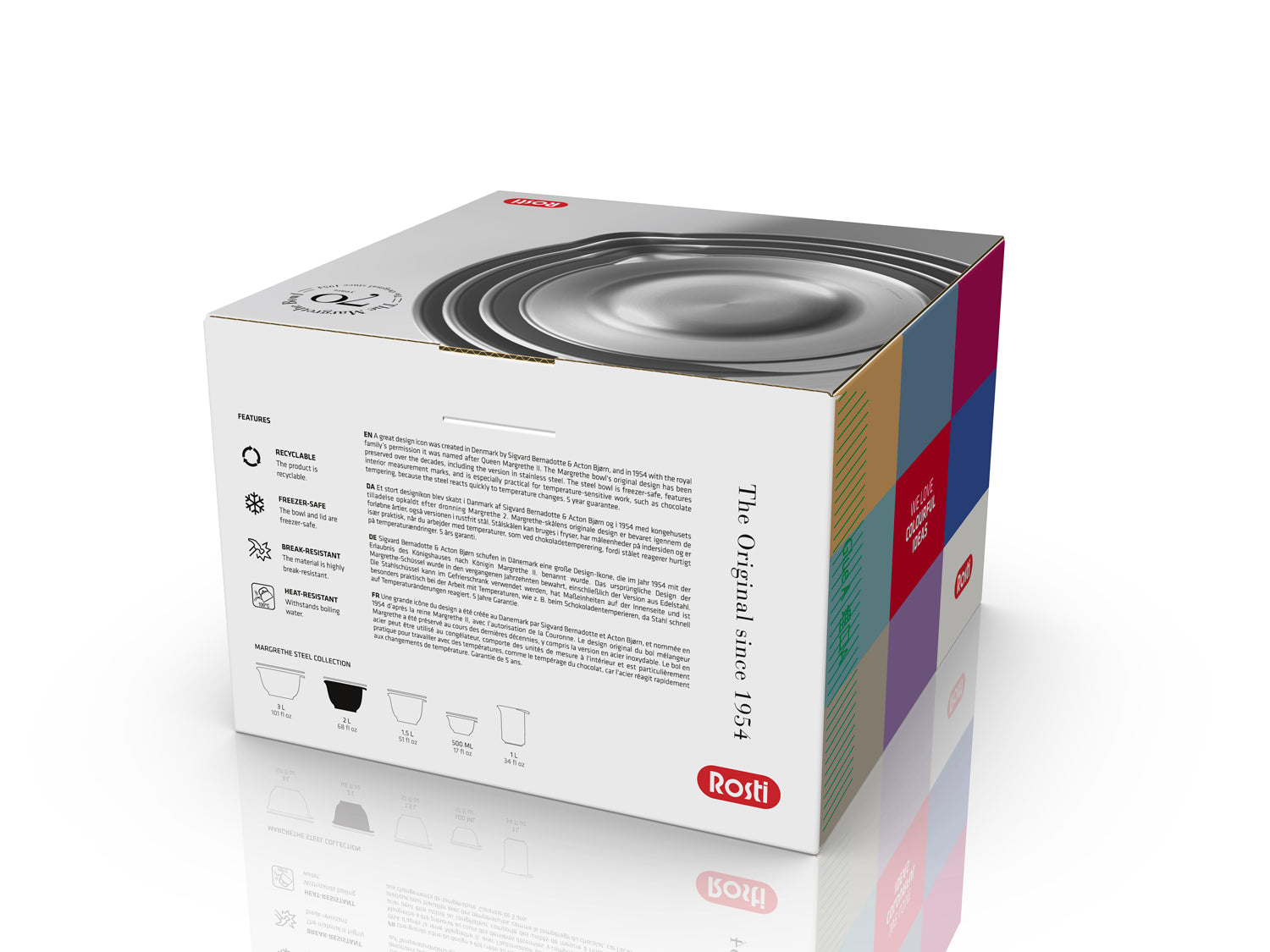 Bol à mixer MARGRETHE en acier Acier Rosti - Mathon - 3