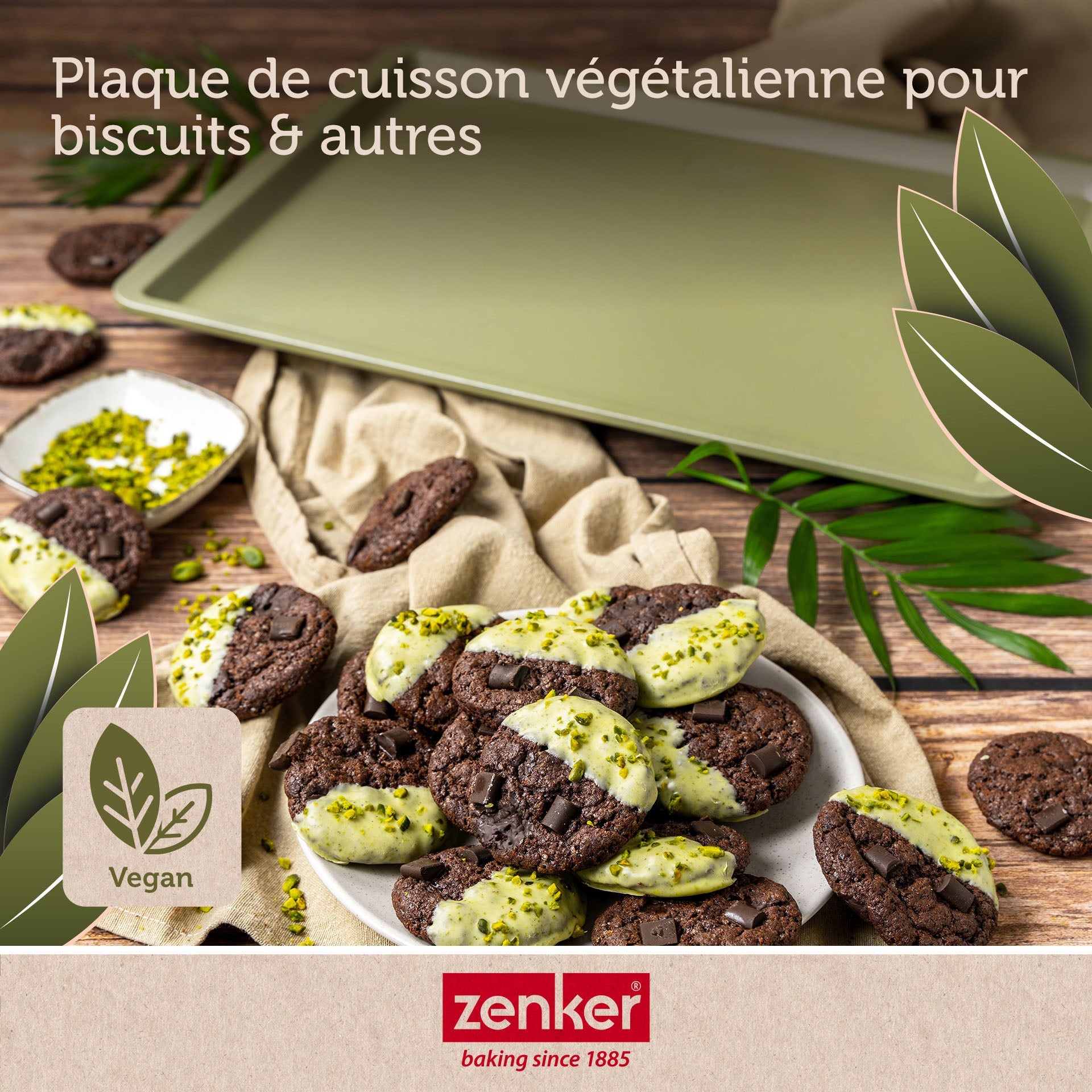 Plaque à pâtisserie 42 x 32 cm Zenker Green Vision Zenker - Mathon - 5