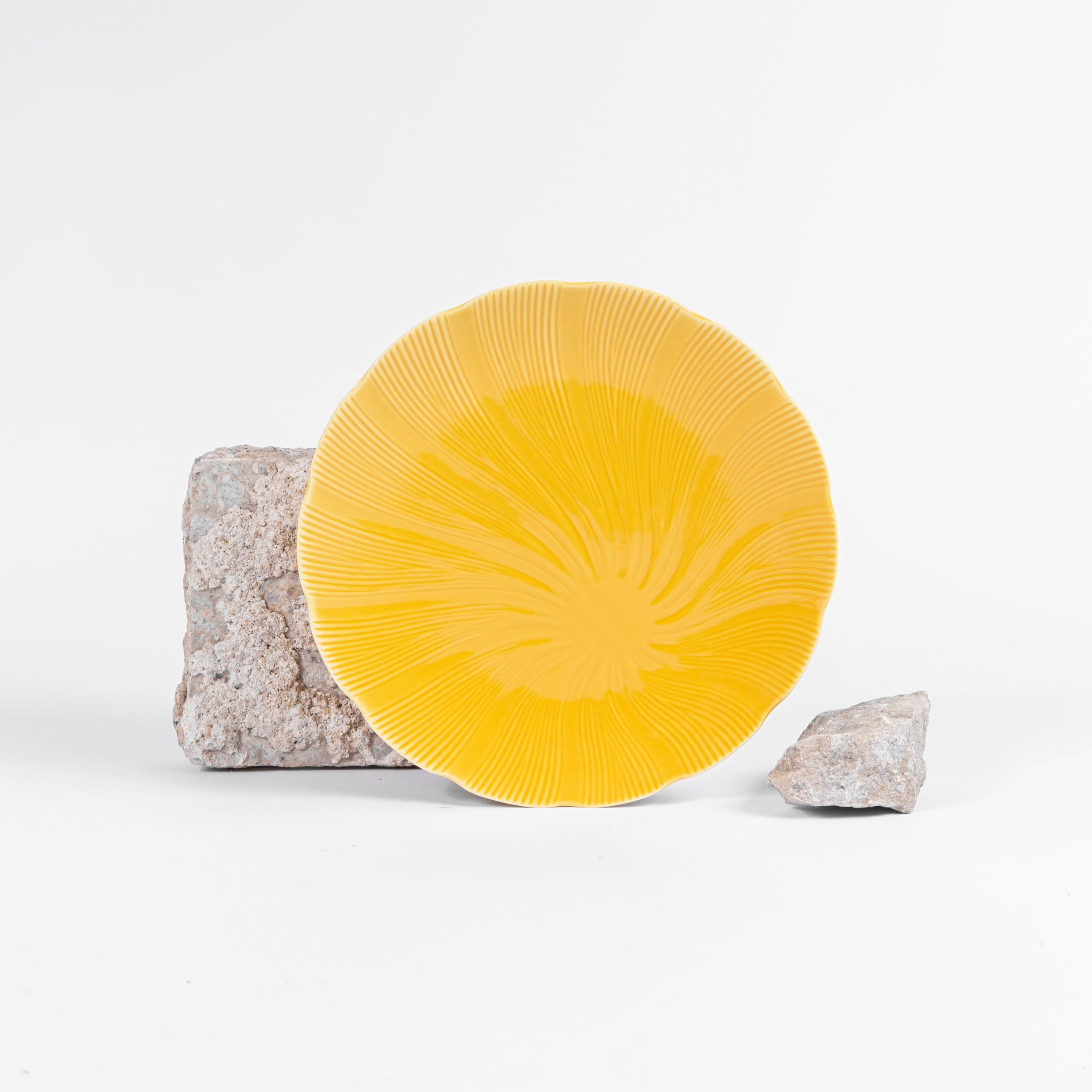 Assiette à dessert TAHITI Jaune  (19cm) OGRE La Fabrique - Mathon - 2