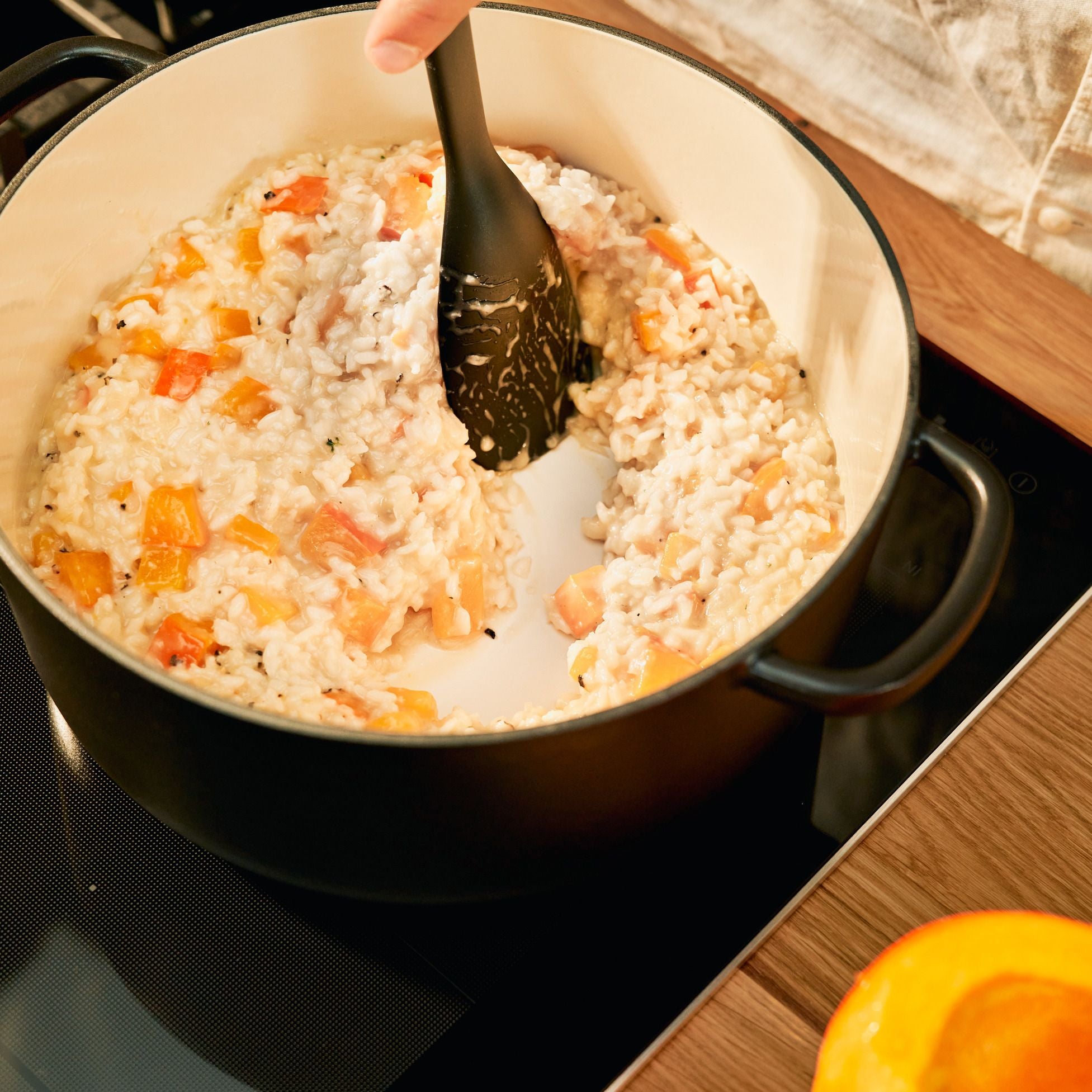 Cocotte 28 cm Bellamonte, Rond(e), Noir, Fonte Ballarini - Mathon - 4