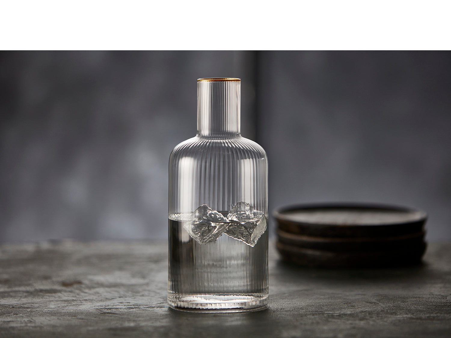 Décanteur Palermo Gold en Transparent Lyngby Glas - Mathon - 5