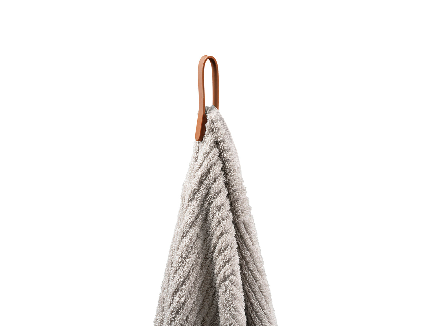 Set de 2 sangles magnétiques pour serviette LOOP MAGNET en silicone Ocre brun Zone Denmark - Mathon - 2