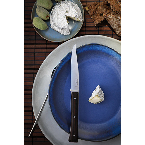 Coffret de 4 couteaux de table à lame lisse Facette frêne sombre Opinel - Mathon - 4