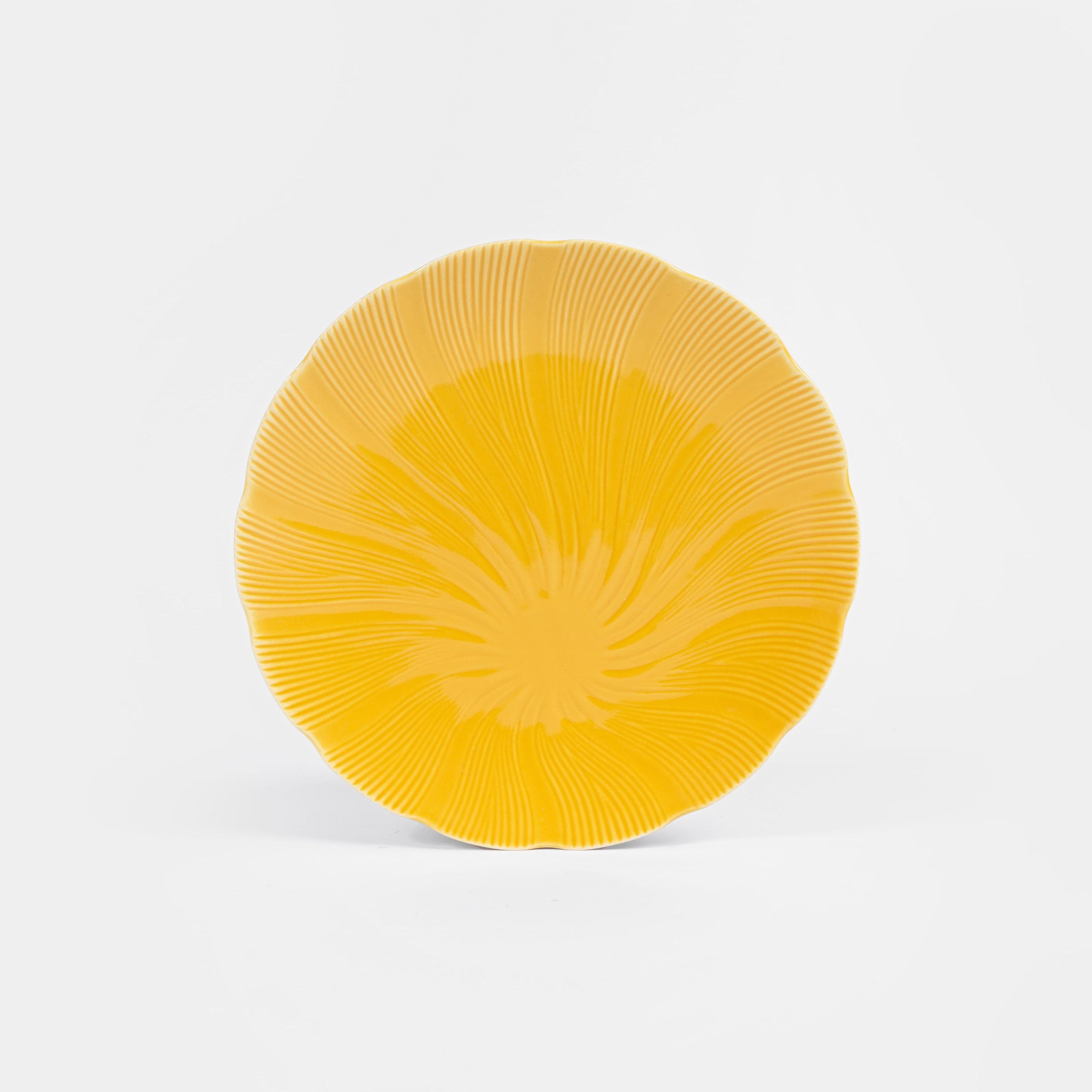 L’assiette plate en porcelaine Tahiti Jaune (14cm) OGRE La Fabrique - Mathon - 2