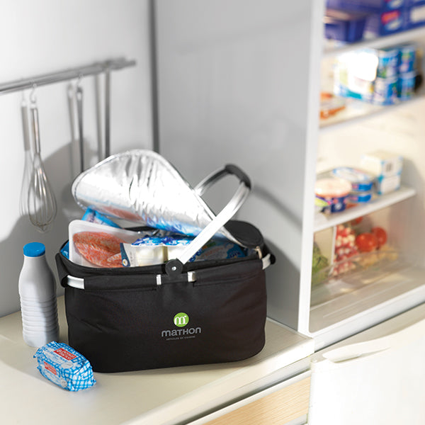 Panier isotherme noir pliable avec anse rabattable Mathon - Mathon - 3