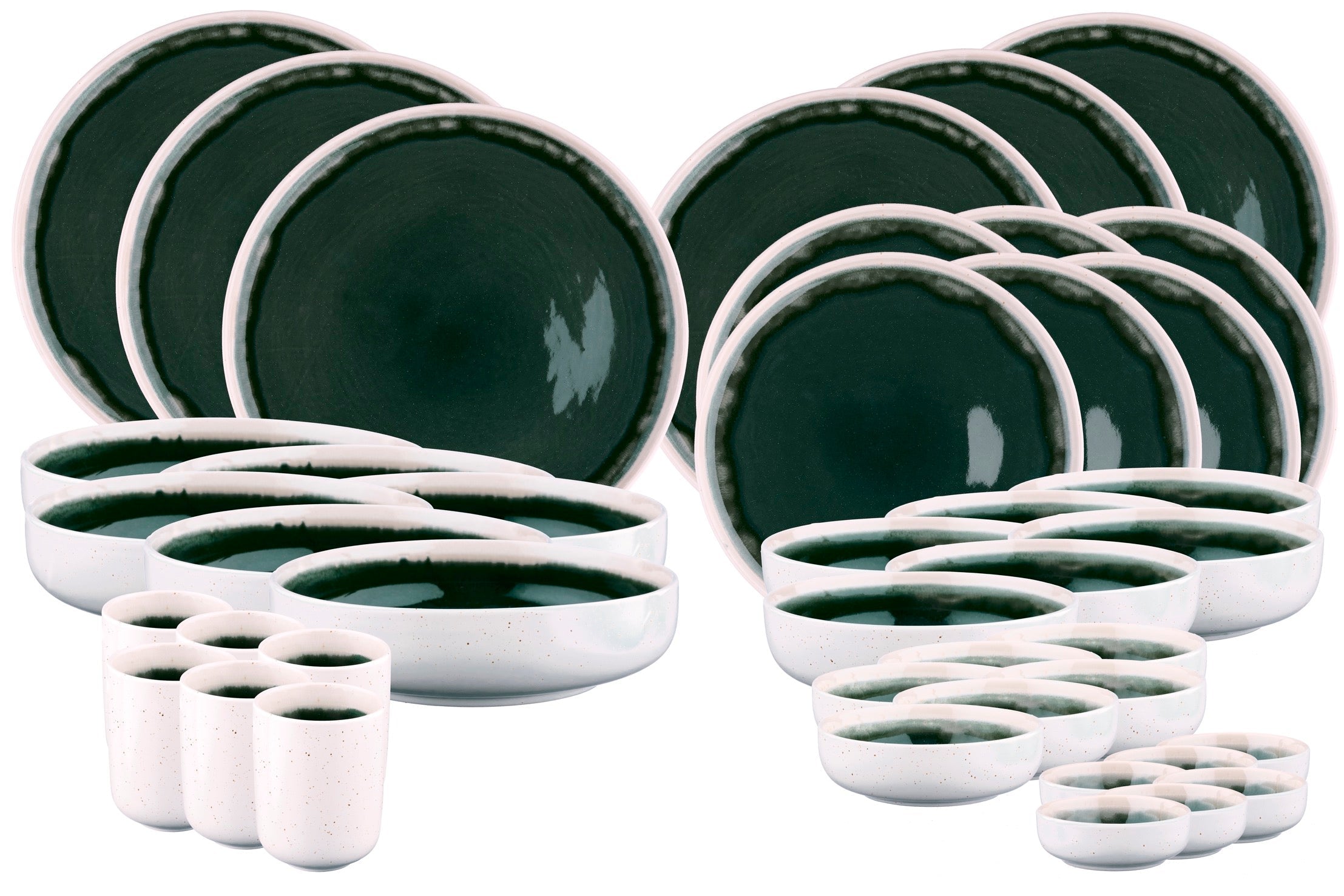 Lot de 42 set complet en grès gris D Björn - Mathon - 1