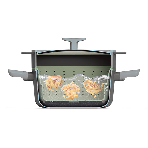 Insert cuiseur vapeur et passoire Balance 24 cm Berghoff - Mathon - 4