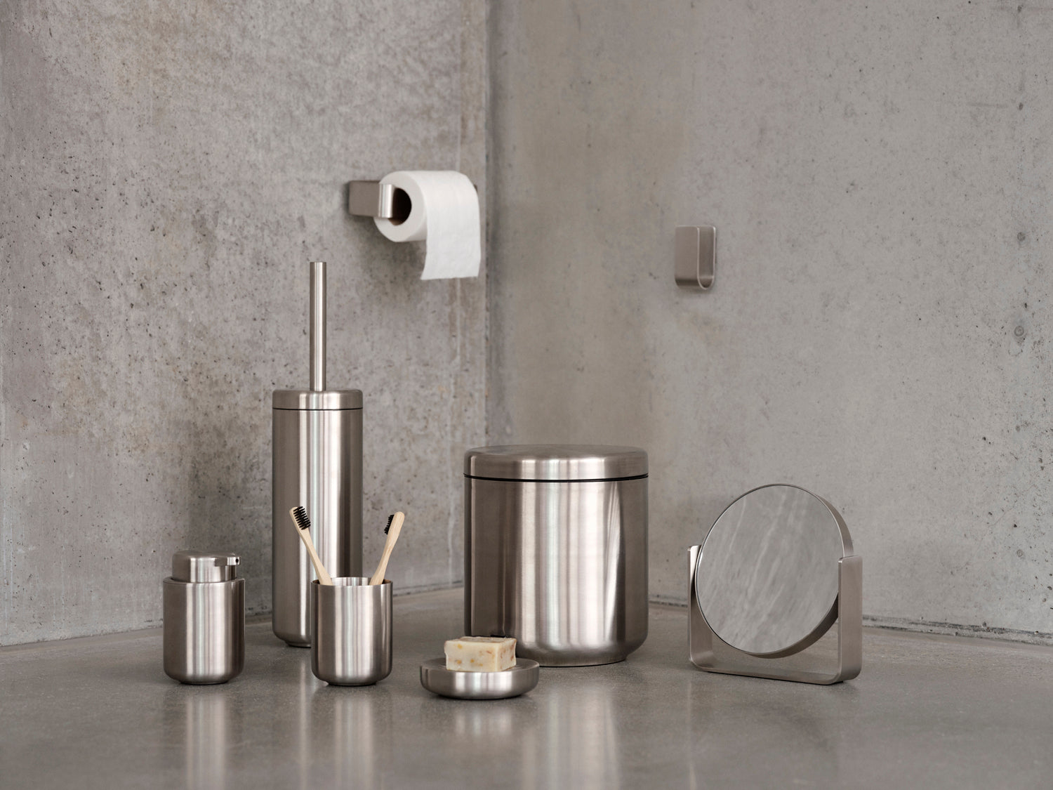 Brosse de toilette Ume en SS304 Acier Zone Denmark - Mathon - 7